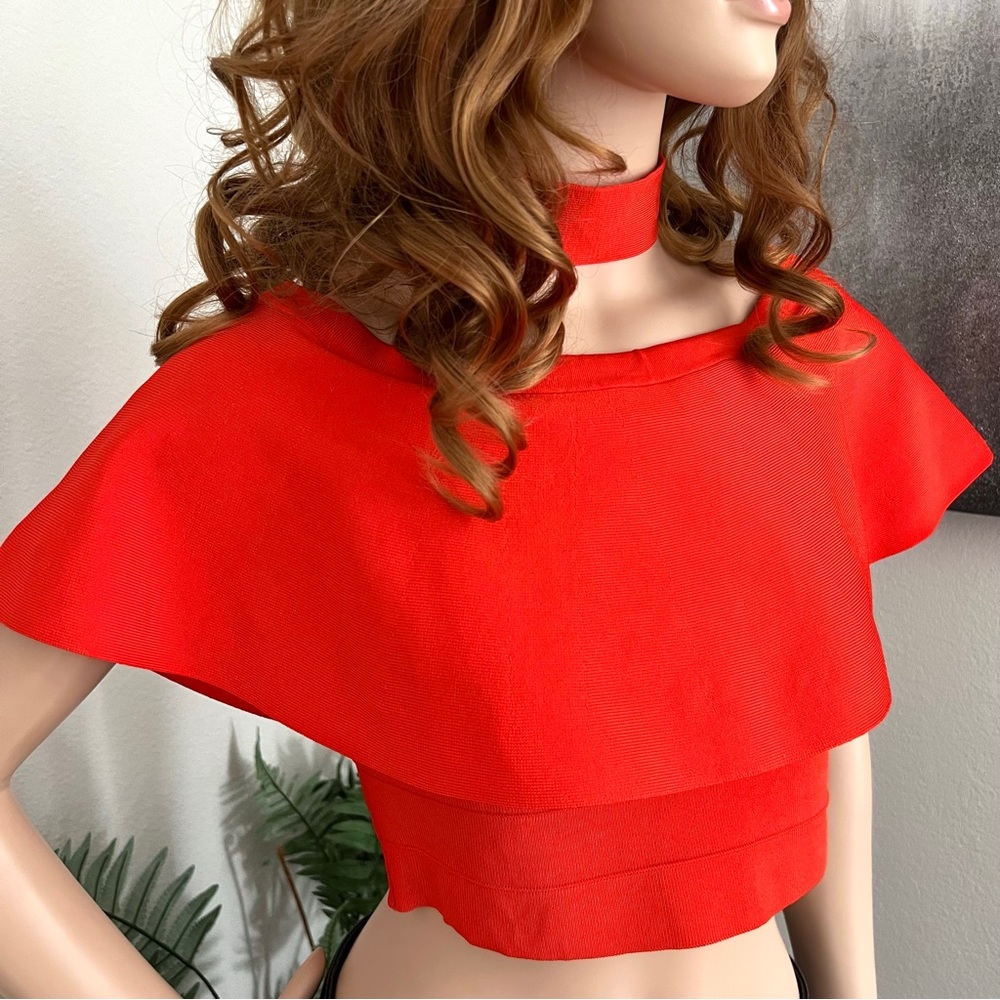 Guess by Marciano Orange Crop Top